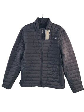 NEW Kjus Men's FRX Blackcomb Jacket Black Sz 54, XL Lightweight Quilted Full-Zip